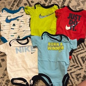 0-3 month Nike onesie bundle